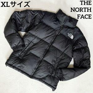R-987 1円〜 THE NORTH FACE ザノースフェイス ダウンジャケット ヌプシジャケット ND91841 XLサイズ ブラック 黒 グリーンダウン メンズ