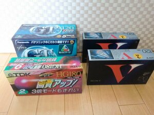 GT)まとめて4パックセット/VHSテープ/TDK/HG180/2PACK/パナソニック/Panasonic/NV-T120EG5/5PACK/SONY ソニー2T-120Vc/2PACK/各2個合計11本