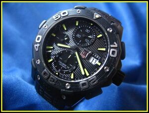 TAG HEUER/タグ・ホイヤー☆アクアレーサー クロノグラフ キャリバー16 フルブラック(CAJ2180.FT6023)Aquaracer 500 Calibre16 Chronograph