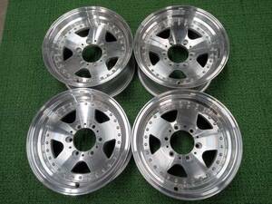 ★深リム★希少品★ EMR PRODUCT 16×8J ±0 6H-139.7 4本セット ランクル・プラド等