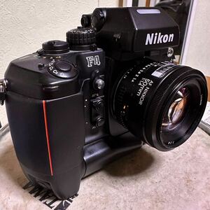 Nikon F4 F4S MB-21 35mm フィルムカメラ 一眼レフ AF 50mm F1.4 レンズ オートフォーカス 一眼レフカメラ ボディ 