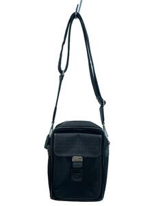 COACH◆マイクロシグネチャ-/ショルダーバッグ/-/BLK/無地/5711