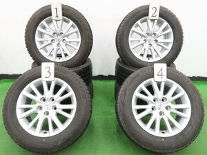 4本 トヨタ マークX 130 純正 16インチ 7J +40 5H 114.3 スタッドレス ブリヂストン ブリザック 215/60R16 クラウン 220 210 タイヤおまけ