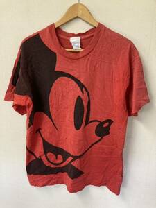 90’s UK製vintage Disney ミッキー半袖 Tシャツ M