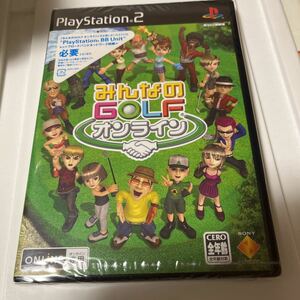 未開封 PlayStation2 みんなのゴルフ オンライン みんゴル GOLF ニンテンドー ソフト 本体 プレステ2 PS2 ゲームソフト 未使用品 新品