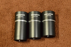 3144●オリンパス OLYMPUS 顕微鏡用 投影レンズ PE 2.5X 3.3X 5X 125 3本セット 現状品