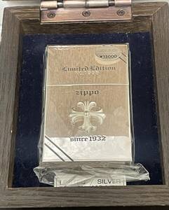 1円～新品未使用　Zippo/ジッポ　オイルライター　クロスメタル　1932　喫煙具　喫煙グッズ　ケース付き