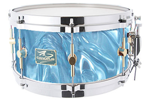The Maple 6.5x12 Snare Drum Aqua Satin