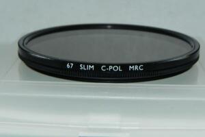 **未使用品　b+w 67 SLIM C-POL MRC フィルター(Germany)*