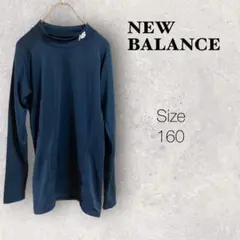 22a937 New balance キッズ【160】トレーナー　長袖　ネイビー