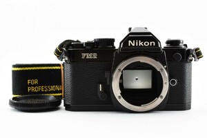 ★超美品　動作確認済★ NIKON ニコン NEW FM2 ブラック プロスト付 フィルムカメラ　モルト新品交換済 防湿庫管理　N#B248