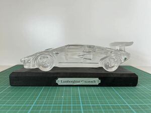 ランボルギーニ　カウンタック　Lamborghini Countach ガラス製　1/24