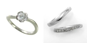 婚約指輪 結婚指輪 ダイヤモンド プラチナ 0.3カラット 鑑定書付 0.33ct Dカラー SI1クラス 3EXカット GIA