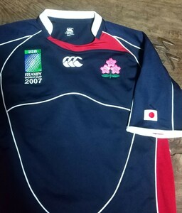 [値下げ交渉] 2007年 ラグビーワールドカップ 日本代表 セカンドジャージ CANTERBURY 検)RUGBY WORLD CUP JAPAN 2nd JERSEY BRAVE BLOSSOMS