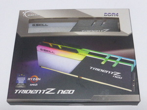 メモリ デスクトップパソコン用 G.SKILL TRIDENT Z NEO RGB DDR4-3600 PC4-28800 16GBx2枚 合計32GB F4-3600C18D-32GTZN 起動確認済です