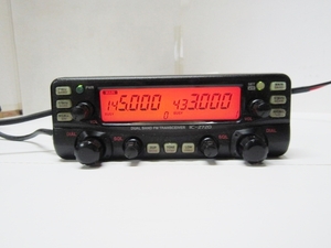 □◇　ICOM IC-2720 144/430MHz(20W) ジャンク品　◇□