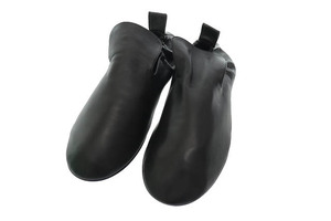 ボッテガヴェネタ BOTTEGA VENETA Soft Leather Slip-on Loafers ソフト レザー スリッポン ローファー フラット シューズ 43 黒 ブラック