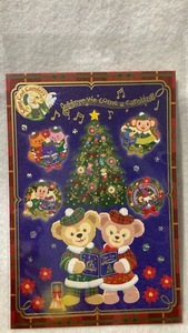 東京ディズニーシー　ダッフィー　シェリーメイ　クリスマス　ポストカード　新品　未使用品