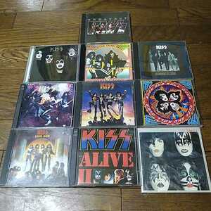 KISS キッス CD 10枚セット 地獄シリーズ ラブ・ガン ベスト ALIVE ALIVEⅡ