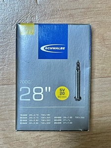 SCHWALBE シュワルベ　SV20　６０ｍｍ　仏式　１８ - ２５ EXTRA LIGHT