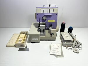 ◎1円〜JANOME ロックミシン 782 中古 通電確認済 ジャンク扱い ジャノメ ミシン 蛇の目 ハンドクラフト 手工芸 ◎