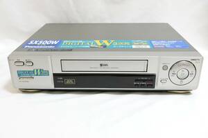 ■再生できたけどジャンク扱い！Panasonic S-VHS VHS ビデオデッキ NV-SX500W パナソニック