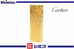 1円【Cartier】極美品 着火確認済 カルティエ ガスライター ゴールドカラー 喫煙具 小物 アクセサリー ケース付◆質屋
