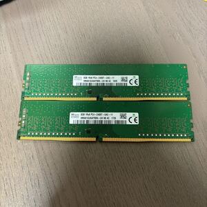 ☆2 DDR4 PC4-2400T 8GB 2枚 16GB SK HYNIX HMA81GU6AFR8N