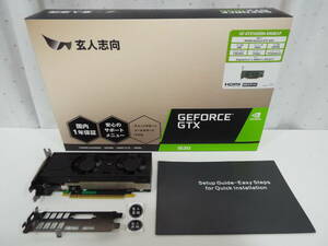 送料無料 玄人志向 GF-GTX1630D6-E4GB/LP GeForce GTX 1630 4GB ビデオカード PCIE グラボ PCI Express ロープロファイル ロープロ