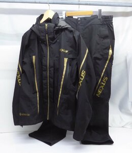 シマノ SHIMANO ゴアテックスレインスーツ EX RA-101V 上下セット SIZE:L メンズ △WS1404