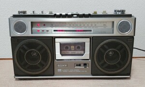 動作品 SONY　ソニー ラジオカセットレコーダーFM/AM CFS-70Ⅱ