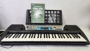 □YAMAHA PSR-170 PORTATONE ELECTRONIC KEYBOARD 61鍵盤 ヤマハ ポータトーン キーボード アダプタ 説明書付き