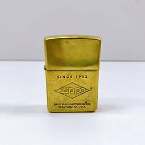 141【中古】ZIPPO XⅢ SINCE 1932 ジッポ ゴールドカラー BRADFORD.PA MADE IN U.S.A 喫煙具 オイルライター 動作未確認 現状品