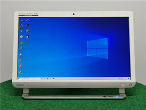 カメラ内蔵/中古/WIN10/新品SSD512GB/8GB/フルHD21型一体型/4世代i7/TOSHIBA　D714/T7KW 　　office2019搭載　送料無料