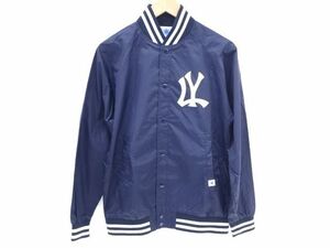 131s●GDC ジーディーシー LOS YORK STADIUM JUMPER ナイロン スタジャン ネイビー Ｍサイズ ※中古