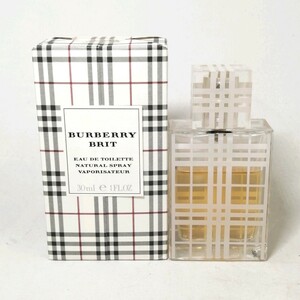 C 44 Φ 【 30ml 】 BURBERRY BRIT バーバリー ブリット EDT オードトワレ SP スプレー 香水 フレグランス 箱付き フランス製