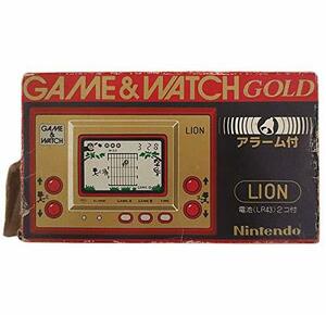 任天堂 Nintendo LN-08 ライオン(LION) GAME&WATCH ゲーム＆ウォッチ（ゲームウォッチ）ゴールドシリーズ(中古品)　(shin