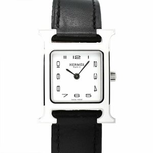 Zetton　【SALE】エルメス　HERMES　Hウォッチ　HH1.220　クォーツ　ホワイトラッカーベゼル　21mm