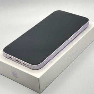 中古品 Apple アップル iPhone 14 256GB パープル SIMロックなし SIMフリー