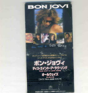 「ディス・エイント・ア・ラヴ・ソング」BON JOVI CD