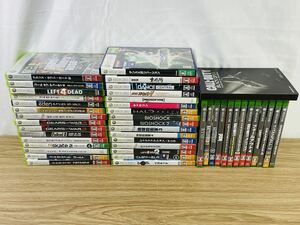 ■FR2172 ゲームソフト 1円〜 まとめ X BOX 45作品 コールオブビューティ 地球防衛軍 アクション 美品多 