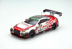 2新品 EBBRO 1/43 GTNET GT3 GT-R スーパー耐久 富士24時間 Winner 2019 #1 45676 エブロ