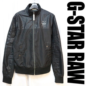 G-STAR RAW ジースターロウ 軽量！MA-1細身フライトブルゾン XS ブラックミリタリージャケット ライダースJKT ディーゼルDIESEL55DSL010607