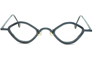 ANTIQUEベース実用的アップデート快適SIZE 1990s イタリア製デッドストック l.a.Eyeworks アイワークス小径EYE変形オクタゴン眼鏡 a9124
