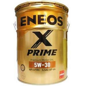 【送税込20980円】ENEOS エネオス X PRIME SP/RC GF-6A 5W-30 20L 100%化学合成油 ※法人・個人事業主様宛限定※