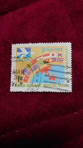 使用済み切手 フィリピン 1977年アジア・オセアニア郵便連合15年 外国切手