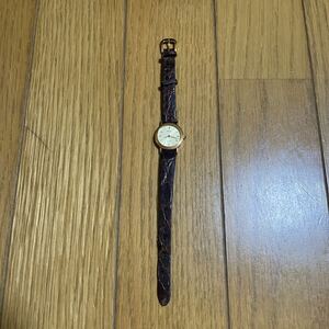 SEIKO EXCELINE 18KT 腕時計 【電池切れ】