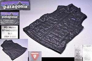 パタゴニア ★ patagonia ★ ナノ・パフ ベスト ★ メンズ Sサイズ 黒 ★ NANO PUFF ★ 防風性と耐水性を備えた温かいベスト ★