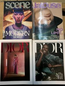 a0203-13.洋書 洋雑誌 DIOR SCENE 他 magazine lifestyle fashion interior display visual