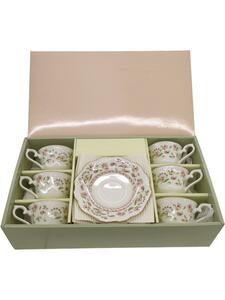 Noritake◆コンテンポラリー/カップ＆ソーサー/6客セット/花柄/ N16517/7328 /